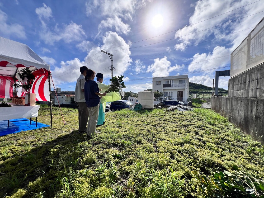 八重瀬町「宜次の家Ⅱ」地鎮祭