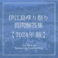【重要】Q&A集（伊江島ゆり祭り2024） 2024/04/26 18:23:55