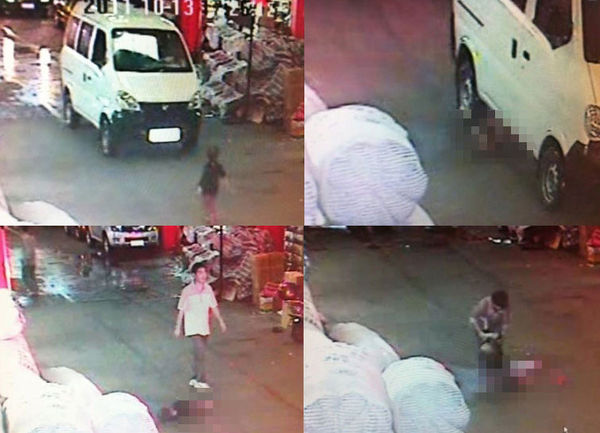 【観覧注意】中国、2歳の少女が2度轢き逃げされるも救助されず