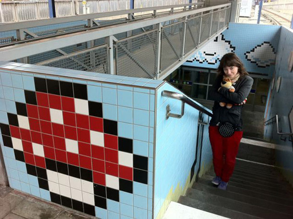 ストックホルムの地下鉄が世界一クールな理由、8-Bit Artが凄い