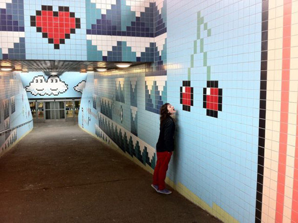 ストックホルムの地下鉄が世界一クールな理由、8-Bit Artが凄い