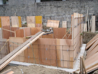 木造住宅　基礎工事　④