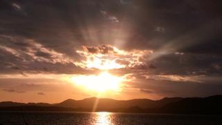 昨日の細崎の夕日