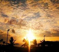 石垣港の夕日 2013/04/05 09:15:27