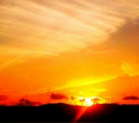 小浜島細崎からの夕焼け 2013/03/25 09:15:23