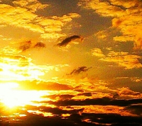 今日の夕焼け 2014/02/21 18:23:12