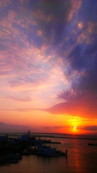 石垣島の夕日、夕焼け 2013/03/17 09:26:27