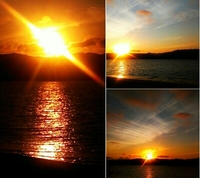 小浜島細崎の夕日 2013/03/23 11:37:58