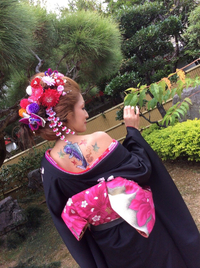 成人式花魁ボディージュエリー