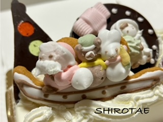 今年のクリスマス・ケーキは。。。(^^)