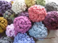 ハンドメイド：もこもこボールのオーナメント 2009/11/30 20:00:00