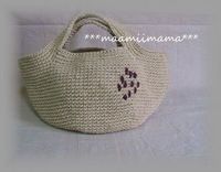 ハンドメイド：麻ひもシンプルバック丸底　Freckles　＃34 2009/04/14 20:45:43