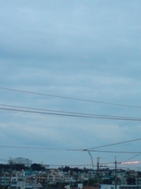今朝の空模様 2012/01/14 08:52:59