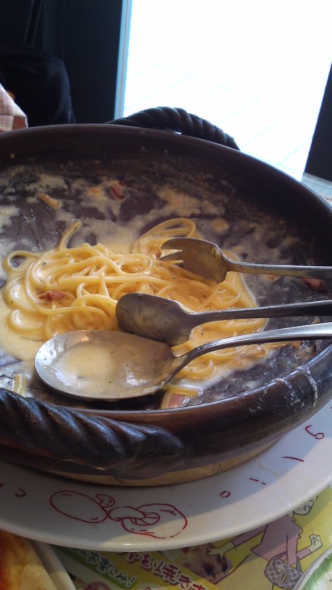 息子君とランチ