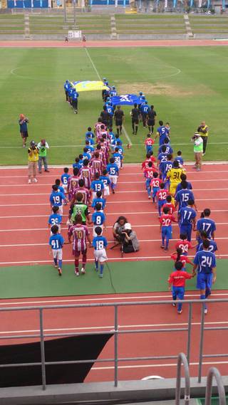 【天皇杯県予選】ラモス瑠偉ガッ！エスコートキッズ報告