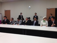 県議会の政府要請行動 2015/01/17 10:33:16