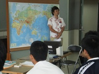 陽明高校で先生をしてきました（旅194日後・7月13日） 2011/07/17 14:41:37