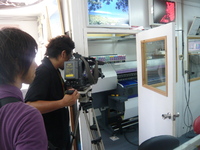 テレビ取材