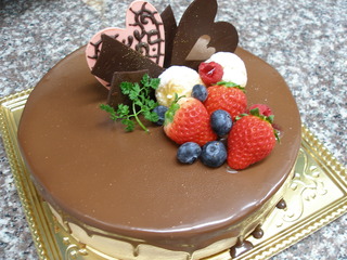 可愛いチョコレートケーキ ｎａｍｉｈａｎａのお菓子日記