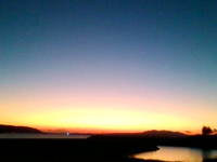 きのうの夕焼け☆ 2008/12/03 20:21:39