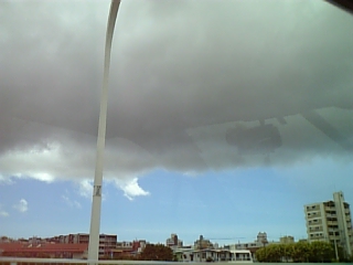 雲が・・・
