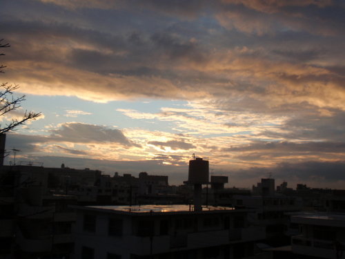夕方の空