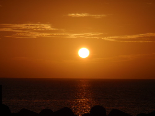 夕日