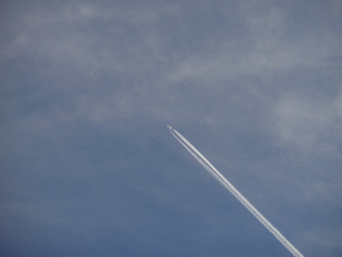 飛行機雲　５