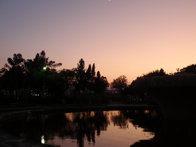 夕暮れ