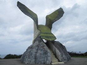 伊良部島 サシバ展望台 フナウサギバナタ