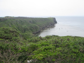 伊良部島 船を見送る岬 展望スポット