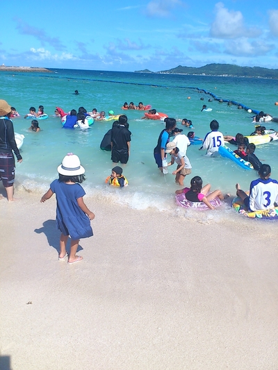 そのまんま海水浴(^^)