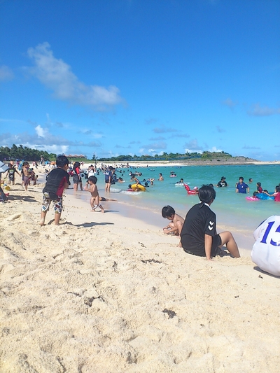 そのまんま海水浴(^^)
