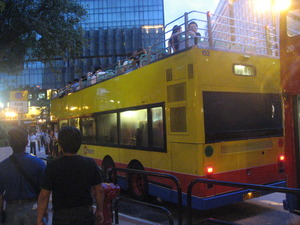 香港 市内観光 町内観光 観光バス 屋根なしバス 周遊バス 二階建てバス