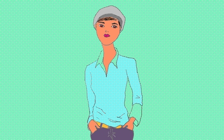 女の人