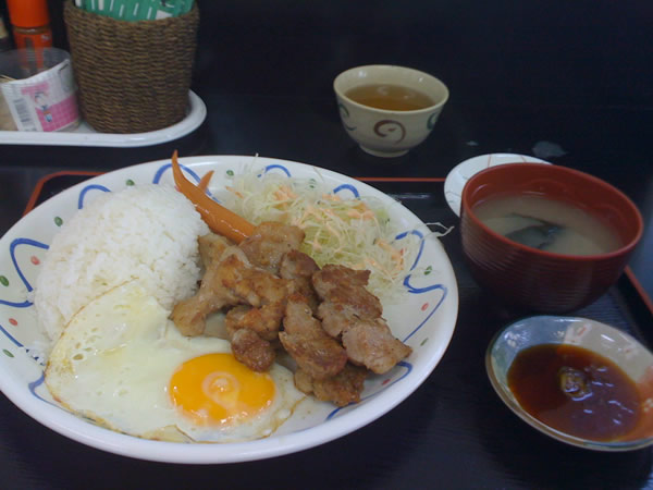 最強食堂の豚ステーキ