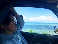 青い海