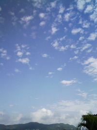 青い空