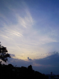 青い空