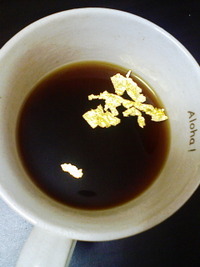金箔コーヒー 2012/05/18 08:11:25