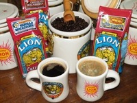 lion coffee & Banana 2010/04/22 08:40:50