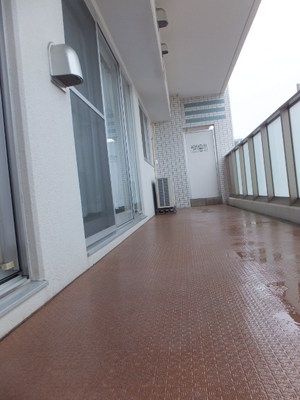 台風の後。。