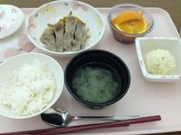 入院 4日目 夕食
