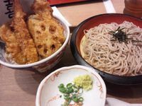 天麩羅えびのや「海老一本丼そば定食」 2022/11/11 15:33:00