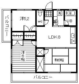 城東小学校近く。首里石嶺の３ＬＤＫ