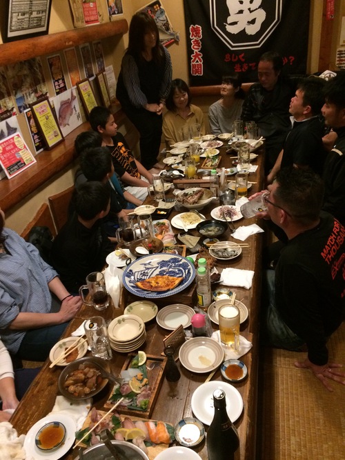 末吉監督の激励送別会