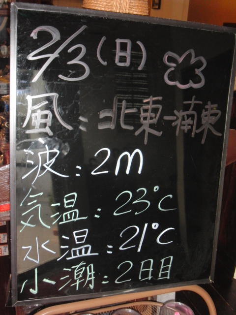 今日の海況