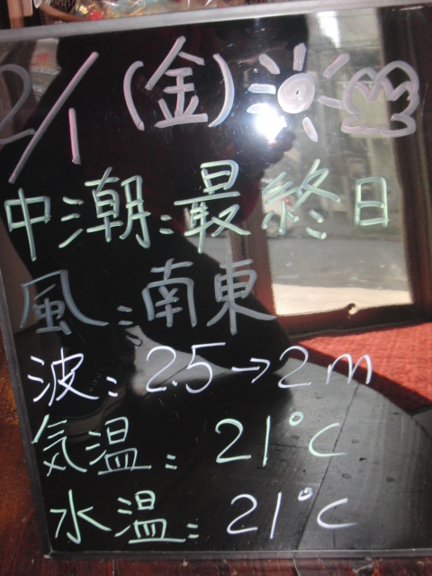 今日の海況