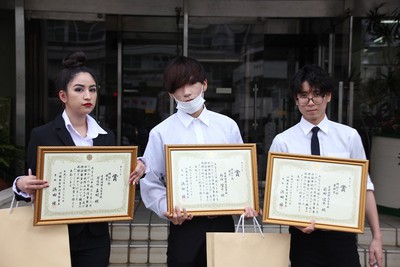 水難事故防止ポスター・標語審査会　表彰式に参加しました！