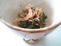 野草の梅和え